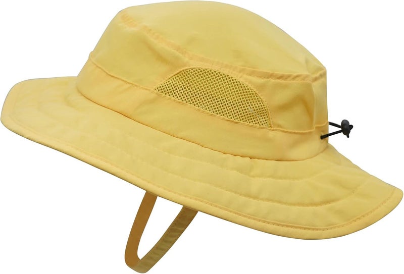 Connectyle Kids Sun Hat for Boys Girls Wide Brim Bucket Hat UPF 50+ Sun Protection Hat Breathable Summer Beach Hat - Image 1